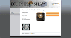 Desktop Screenshot of drphilipshaw.com